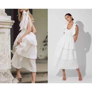Cleobella | Kaiya Midi Dress | White | Sz S